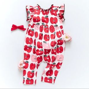 Pink Chicken Apple Jumper